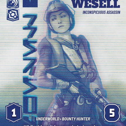 Zam Wesell - Inconspicuous Assassin (Prestige Foil) (1112) (1112) [Secrets of Power]