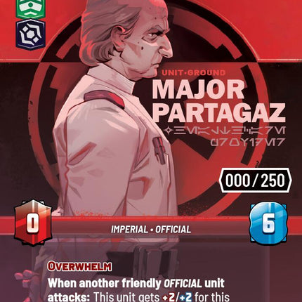 Major Partagaz - Healthcare Provider (Serialized) (1132) (1132) [Secrets of Power]