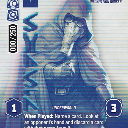 Garindan - Information Broker (Serialized) (1160) (1160) [Secrets of Power]