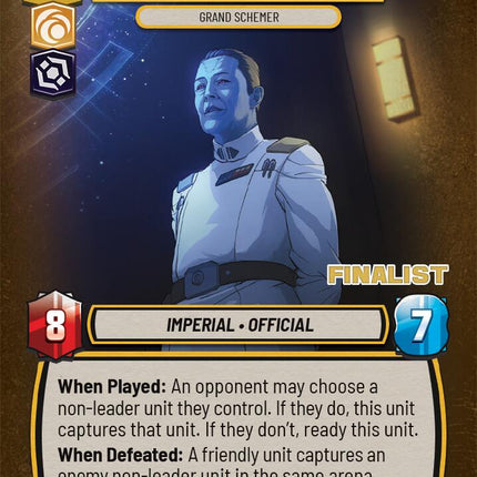Grand Admiral Thrawn - Grand Schemer (Finalist) (35) (35) [Organized Play Promos]