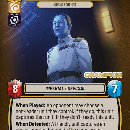 Grand Admiral Thrawn - Grand Schemer (Champion) (36) (36) [Secrets of Power: Weekly Play]