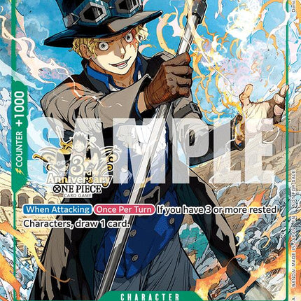 Sabo (OP09-027) (3rd Anniversary Tournament 3 Brothers Pack [Carrying On His Will: 3rd Anniversary Tournament Cards]