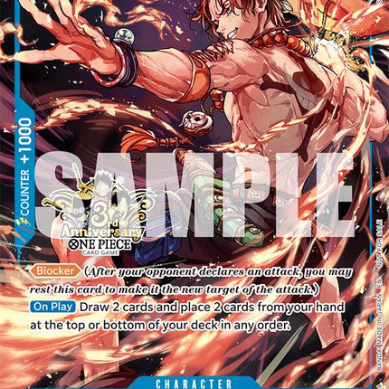 Portgas.D.Ace (OP07-053) (3rd Anniversary Tournament 3 Brothers Pack) [Carrying On His Will: 3rd Anniversary Tournament Cards]