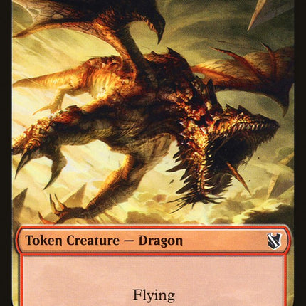 Heart-Piercer Manticore // Dragon Double-Sided Token [Commander 2019 Tokens]