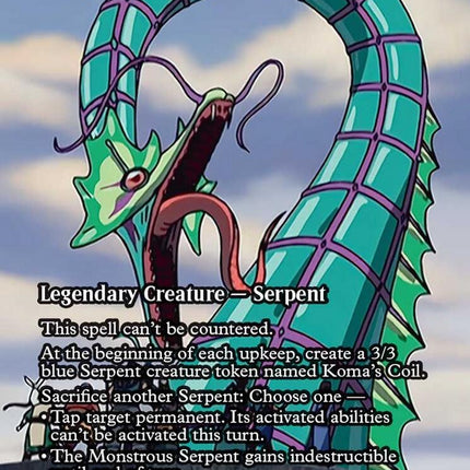 The Monstrous Serpent - Koma, Cosmos Serpent (Borderless) [Avatar: The Last Airbender: Eternal-Legal]