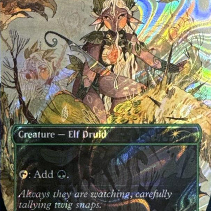 Llanowar Elves (Halo Foil) [Secret Lair Countdown Kit]