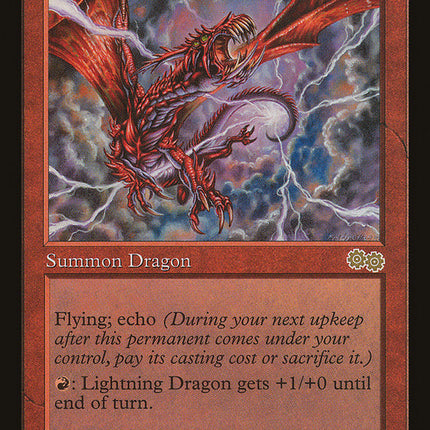 Lightning Dragon [Urza's Saga]