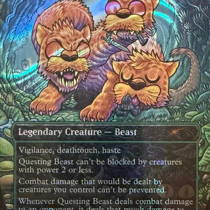 Questing Beast (Halo Foil) [Secret Lair Countdown Kit]