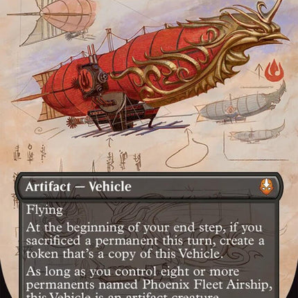 Phoenix Fleet Airship (Borderless) [Avatar: The Last Airbender]