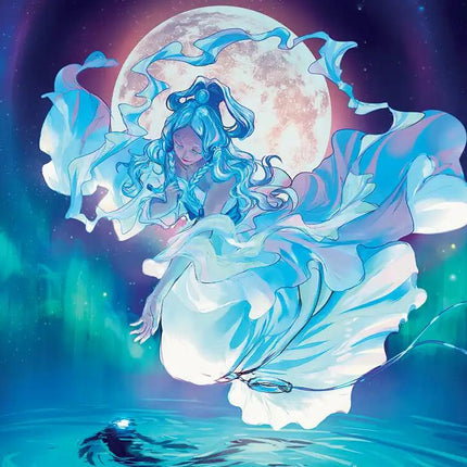 Yue, the Moon Spirit Art Card (Gold-Stamped Planeswalker Symbol) [Avatar: The Last Airbender Art Series]