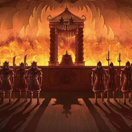 Fire Lord Ozai Art Card (Gold-Stamped Planeswalker Symbol) [Avatar: The Last Airbender Art Series]