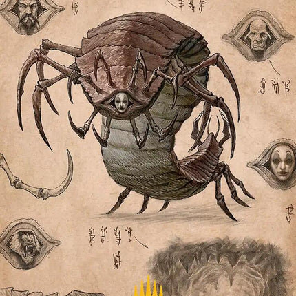 Koh, the Face Stealer 2 Art Card (Gold-Stamped Planeswalker Symbol) [Avatar: The Last Airbender Art Series]