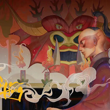 Obsessive Pursuit Art Card (Gold-Stamped Planeswalker Symbol) [Avatar: The Last Airbender Art Series]