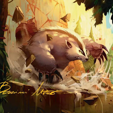 Badgermole Art Card (Gold-Stamped Signature) [Avatar: The Last Airbender Art Series]