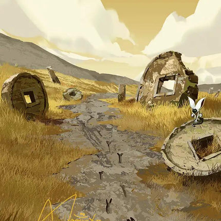 Plains Art Card (Gold-Stamped Signature) [Avatar: The Last Airbender Art Series]