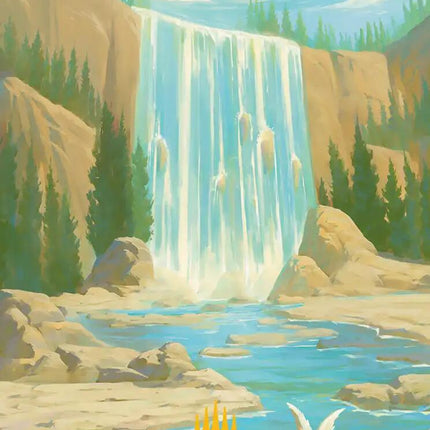 Island Art Card (Gold-Stamped Signature) [Avatar: The Last Airbender Art Series]