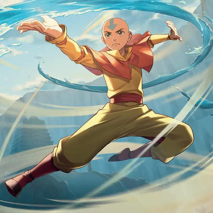 Aang, Swift Savior Art Card (Gold-Stamped Planeswalker Symbol) [Avatar: The Last Airbender Art Series]