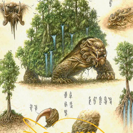 The Lion-Turtle Art Card (Gold-Stamped Signature) [Avatar: The Last Airbender Art Series]