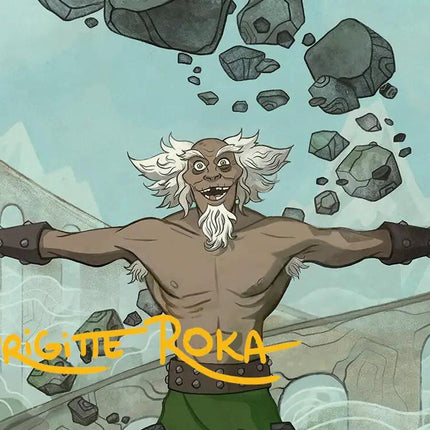 Bumi, Unleashed Art Card (Gold-Stamped Signature) [Avatar: The Last Airbender Art Series]