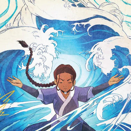 Katara, Water Tribe's Hope Art Card (Gold-Stamped Signature) [Avatar: The Last Airbender Art Series]
