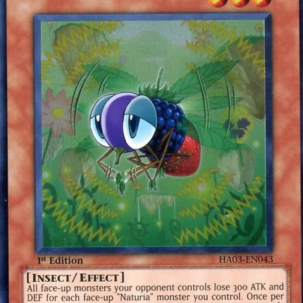 Naturia Fruitfly [HA03-EN043] Super Rare