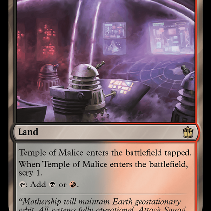 Temple of Malice (Surge Foil) [Doctor Who]
