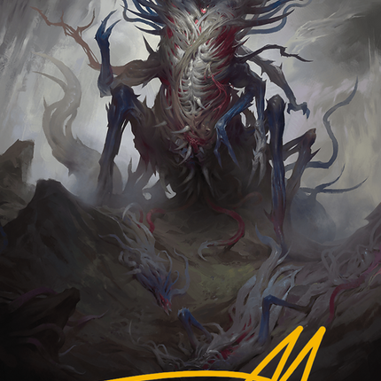 Azlask, the Swelling Scourge Art Card (Gold-Stamped Signature) [Modern Horizons 3 Art Series]