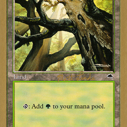 Forest (ml347a) (Matt Linde) [World Championship Decks 1999]