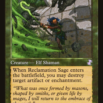 Reclamation Sage [The List]