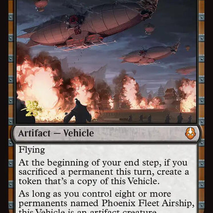 Phoenix Fleet Airship [Avatar: The Last Airbender Prerelease Cards]