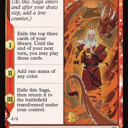 The Legend of Roku [Avatar: The Last Airbender Prerelease Cards]