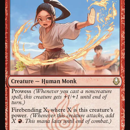 Firebending Student [Avatar: The Last Airbender Prerelease Cards]