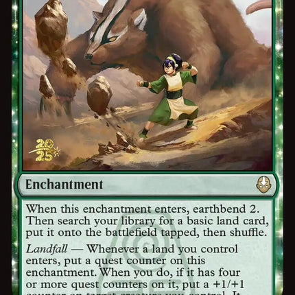 Earthbender Ascension [Avatar: The Last Airbender Prerelease Cards]