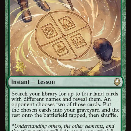 Elemental Teachings [Avatar: The Last Airbender Prerelease Cards]