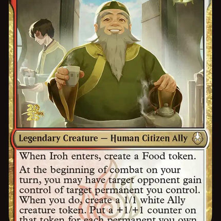 Iroh, Tea Master [Avatar: The Last Airbender Prerelease Cards]