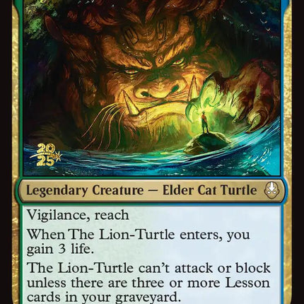 The Lion-Turtle [Avatar: The Last Airbender Prerelease Cards]