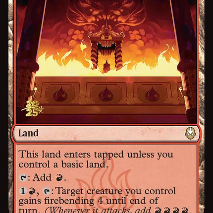 Fire Nation Palace [Avatar: The Last Airbender Prerelease Cards]