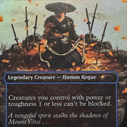 Atsu, Ghost of Yotei - Tetsuko Umezawa, Fugitive (Rainbow Foil) [Secret Lair Drop Series]