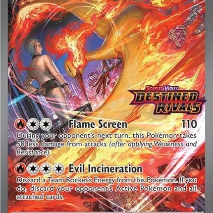 Team Rocket's Moltres ex (229/182) (Destined Rivals Stamp) [Miscellaneous Cards]