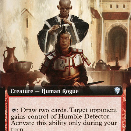 Humble Defector (Extended Art) [Commander Legends]