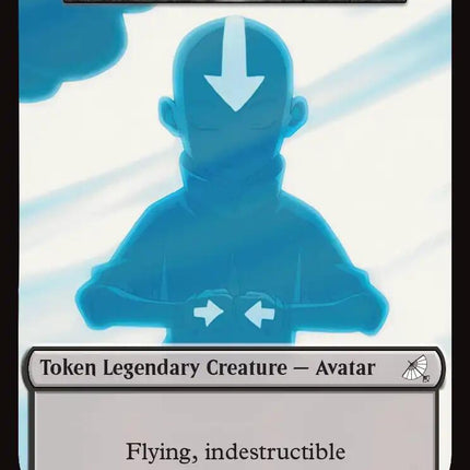 Aang, Awoken Avatar - Marit Lage // Treasure Double-Sided Token [Avatar: The Last Airbender: Eternal-Legal Tokens]