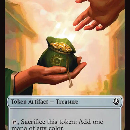 Aang, Awoken Avatar - Marit Lage // Treasure Double-Sided Token [Avatar: The Last Airbender: Eternal-Legal Tokens]
