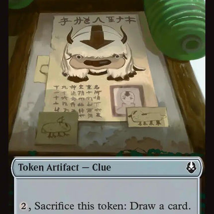 Ally (0004) // Clue (0015) Double-Sided Token [Avatar: The Last Airbender Tokens]