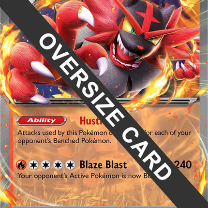 Incineroar ex (034/162) (Jumbo Card) [Scarlet & Violet: Temporal Forces]