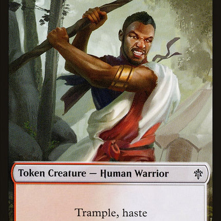 Human Warrior Token [Throne of Eldraine Tokens]