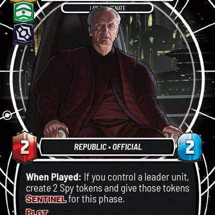 Chancellor Palpatine - I Am the Senate (62) (62) [Sector and Regional Promos: Season 1]