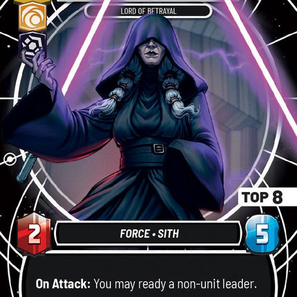 Darth Traya - Lord of Betrayal (Top 8) (105) (105) [Sector and Regional Promos: Season 1]