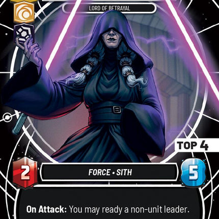 Darth Traya - Lord of Betrayal (Top 4) (106) (106) [Sector and Regional Promos: Season 1]