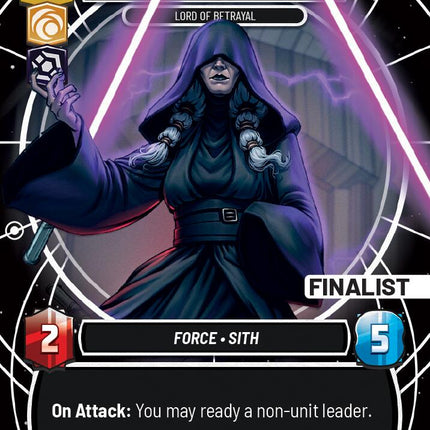Darth Traya - Lord of Betrayal (Finalist) (107) (107) [Sector and Regional Promos: Season 1]