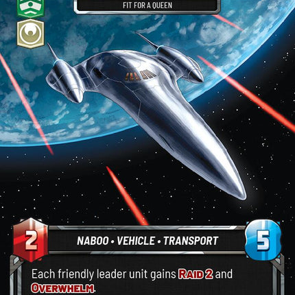 Naboo Royal Starship - Fit For A Queen (75) (75) [Sector and Regional Promos: Season 1]